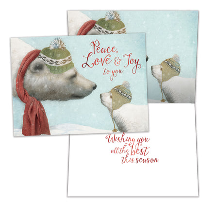 Peace Love Joy Holiday Card