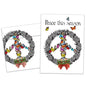 Peace Wreath Christmas Card