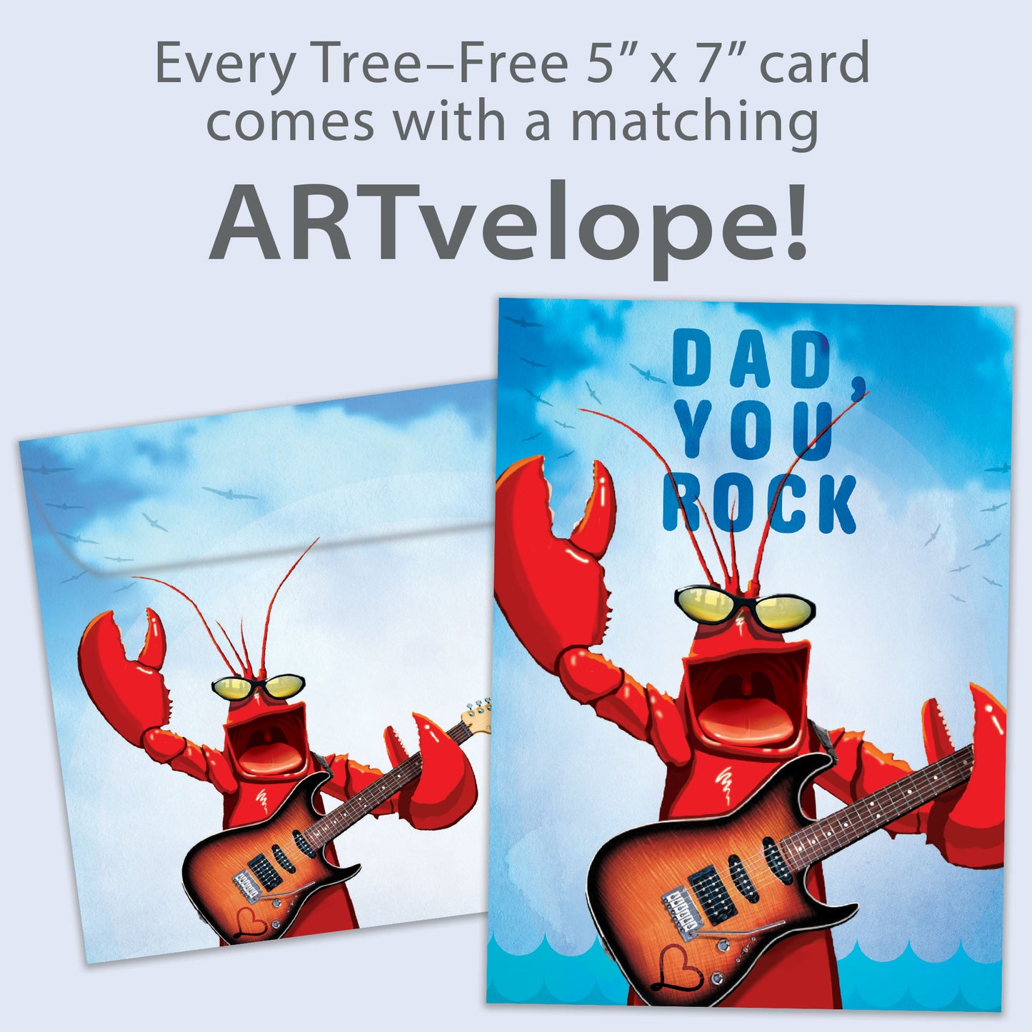 Dad Rocks Father's Day Card