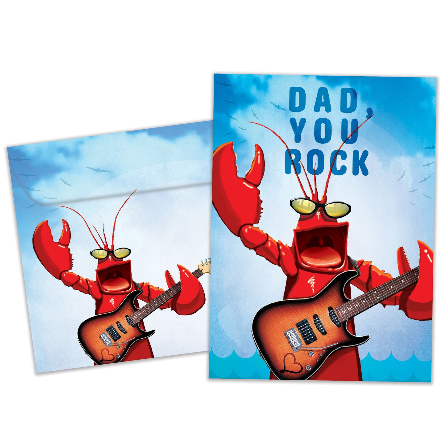 Dad Rocks Father's Day Card