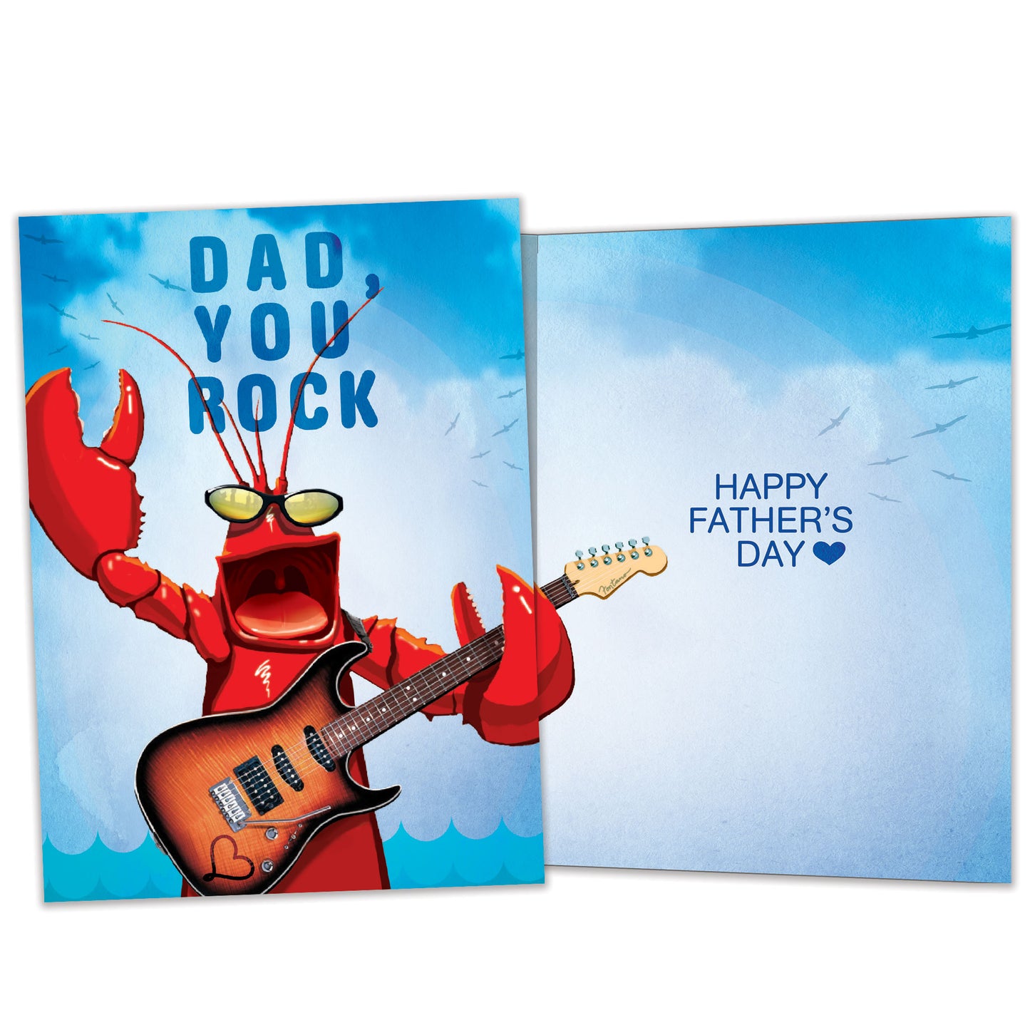 Dad Rocks Father's Day Card