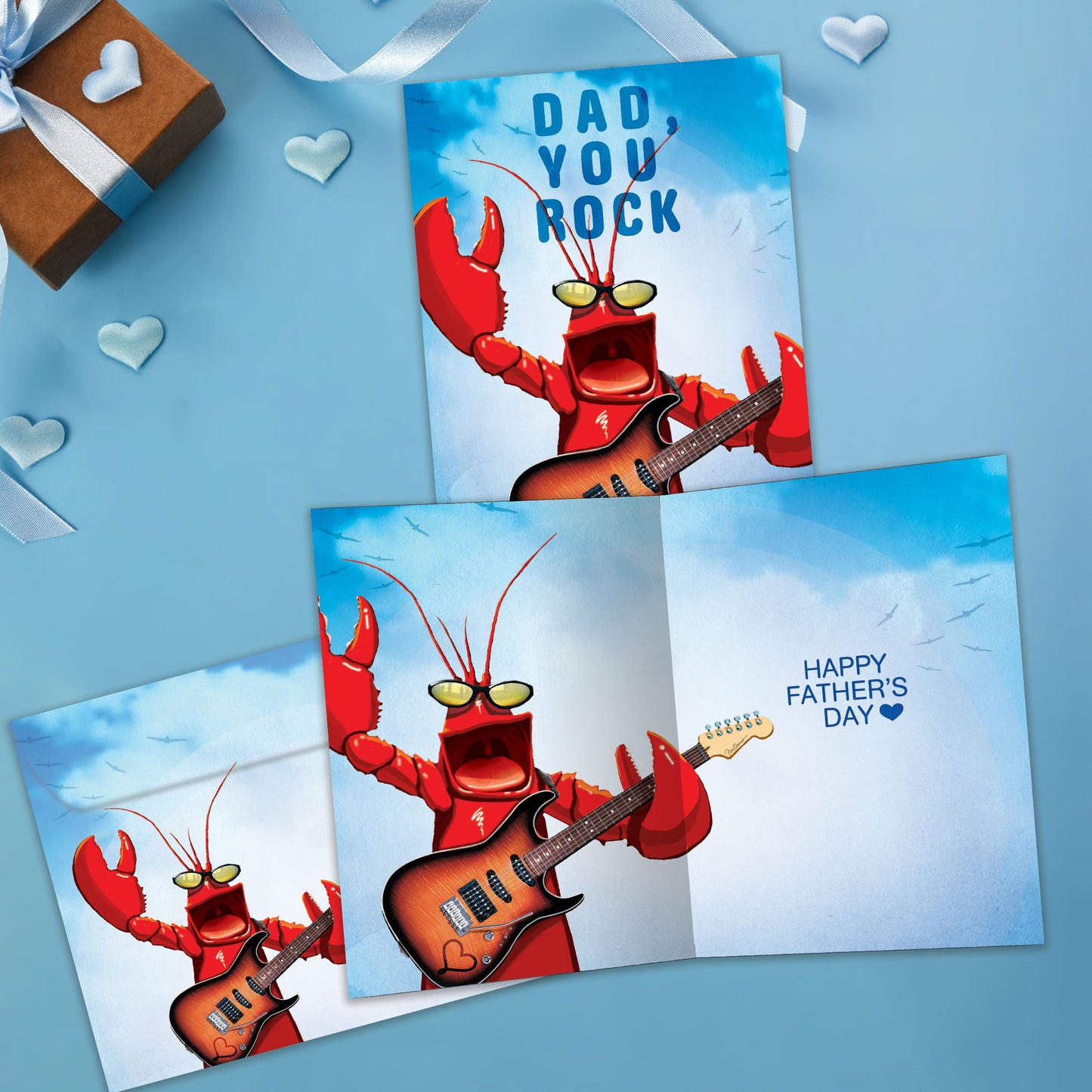 Dad Rocks Father's Day Card