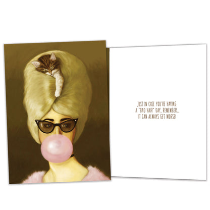 Cat Hair Day Friendship Card
