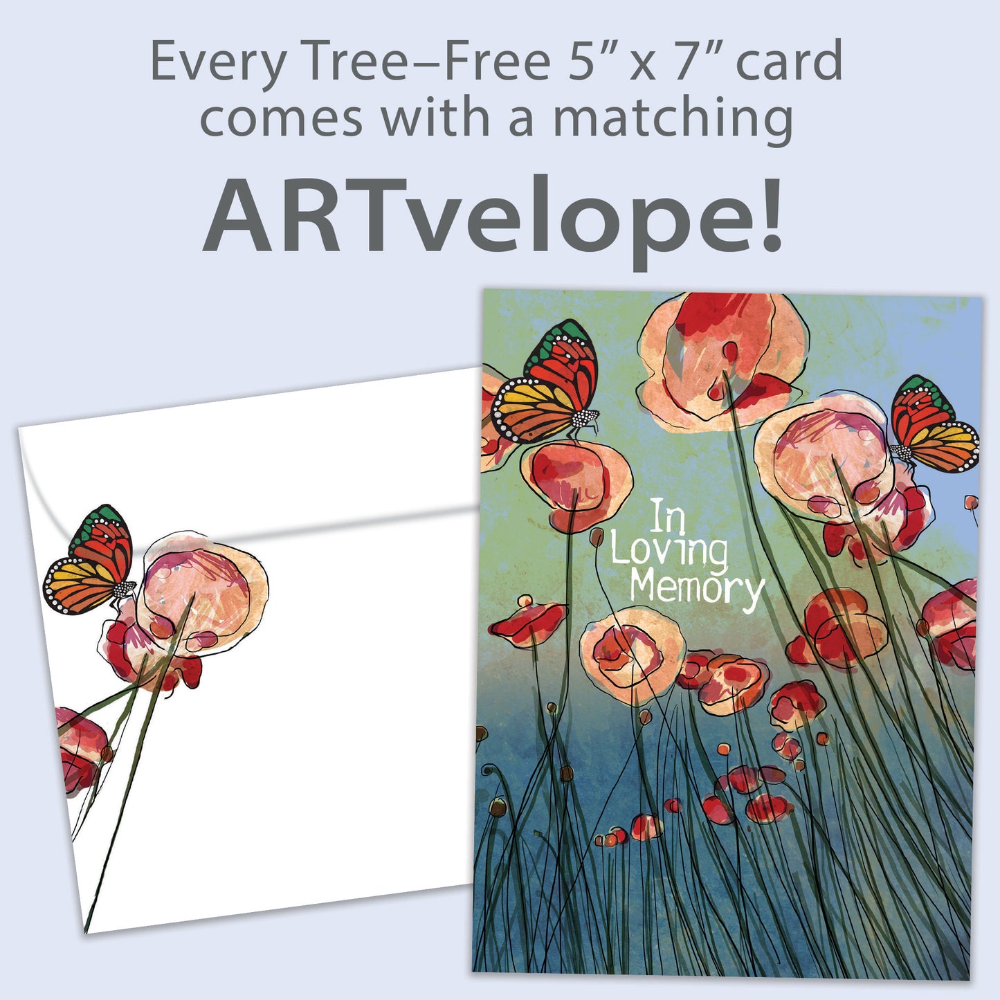 Poppies Remembrance Sympathy Card