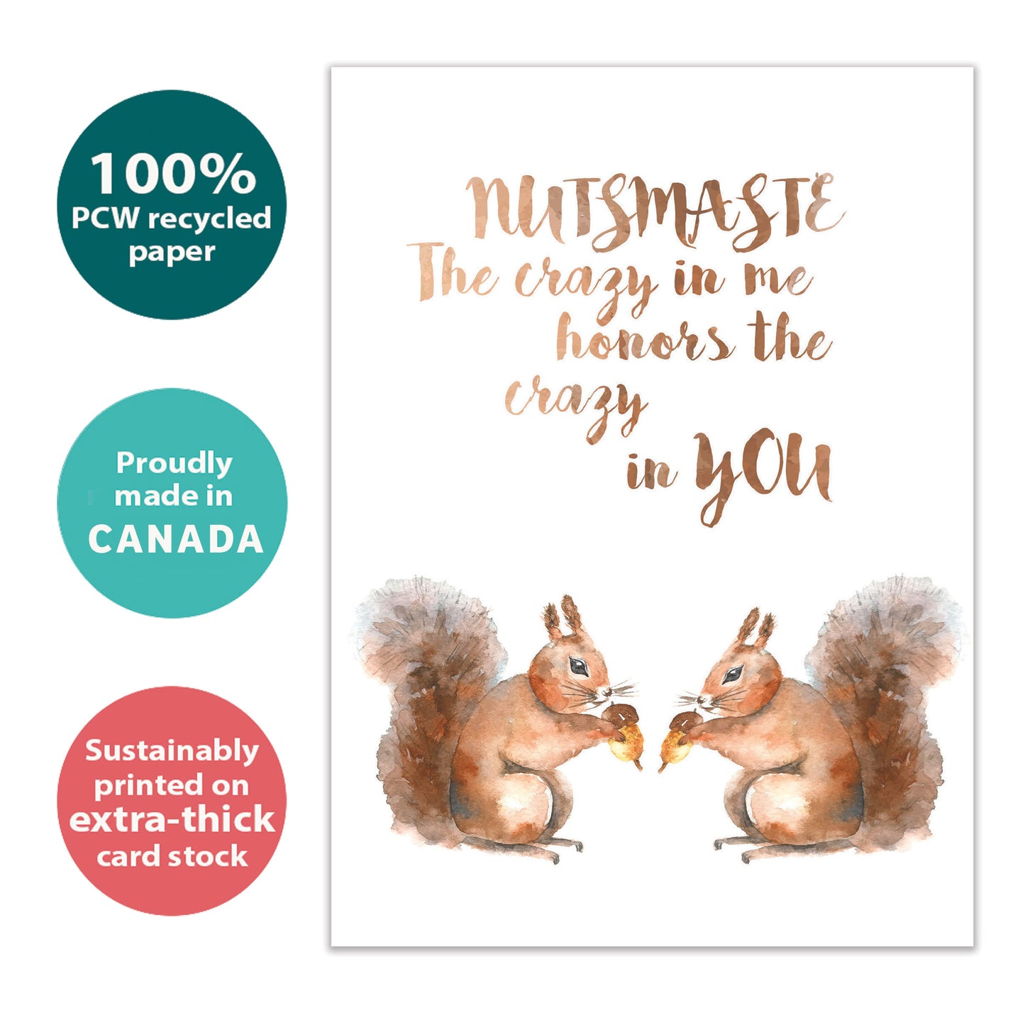 Nutsmaste Friendship Card