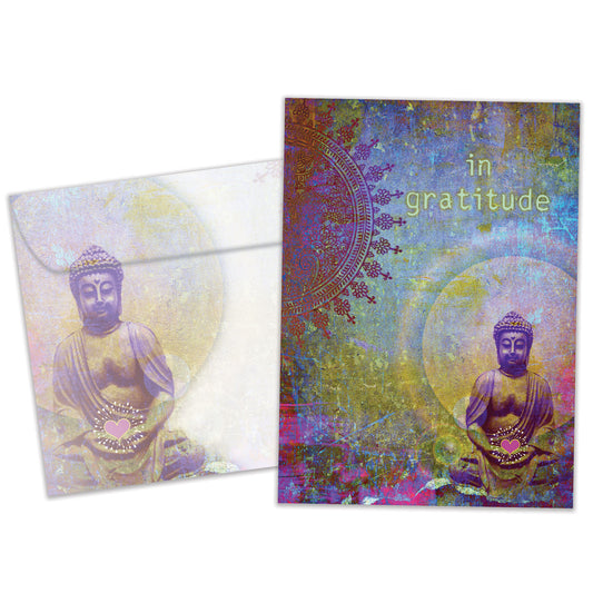 Gratitude Buddha Thank You Card
