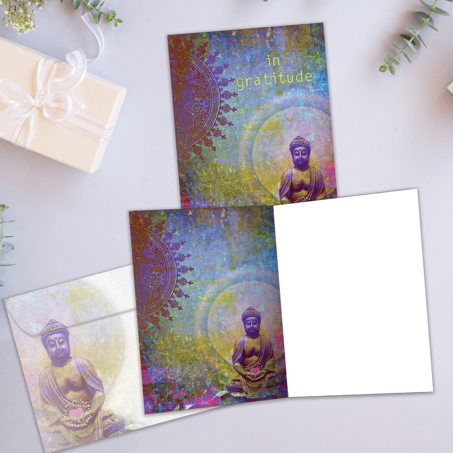 Gratitude Buddha Thank You Card