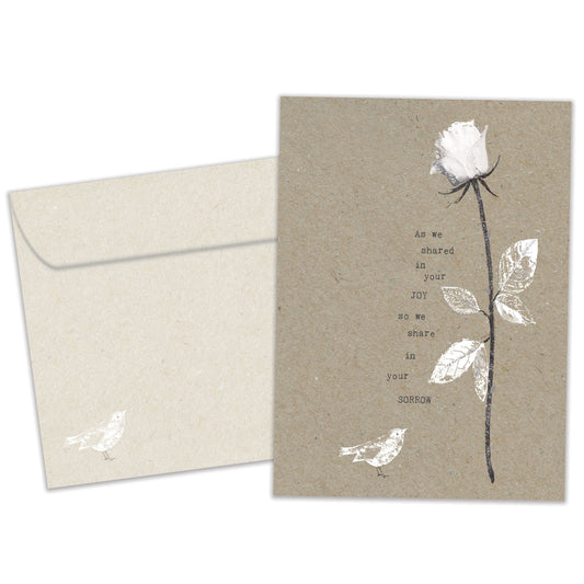 Joy and Sorrow Sympathy Card