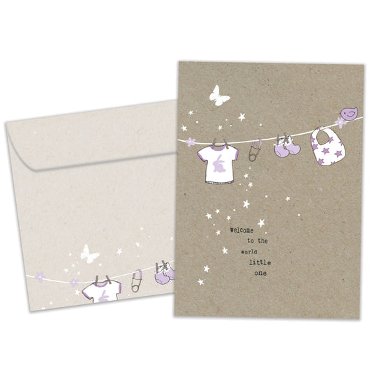 Welcome To The World New Baby Card