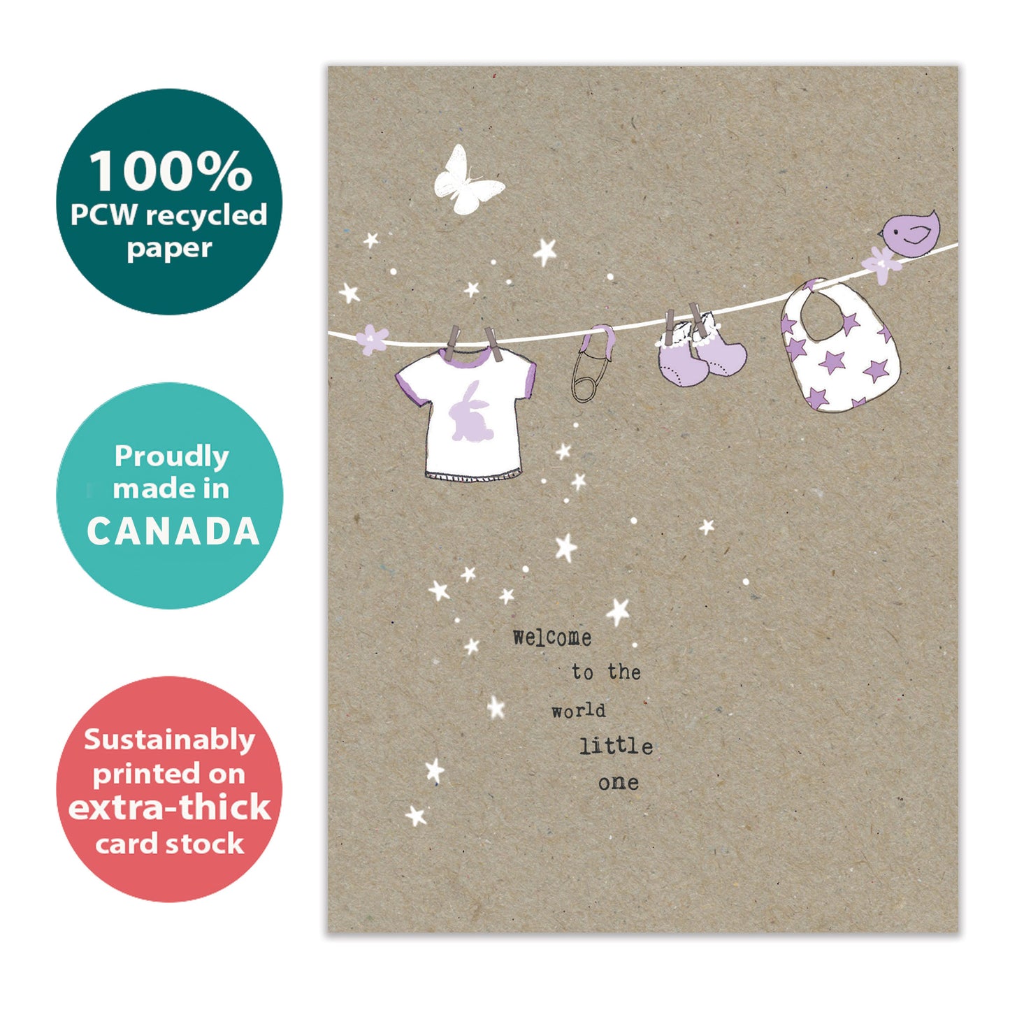 Welcome To The World New Baby Card