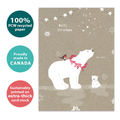 Sweet Polar Christmas Christmas Card