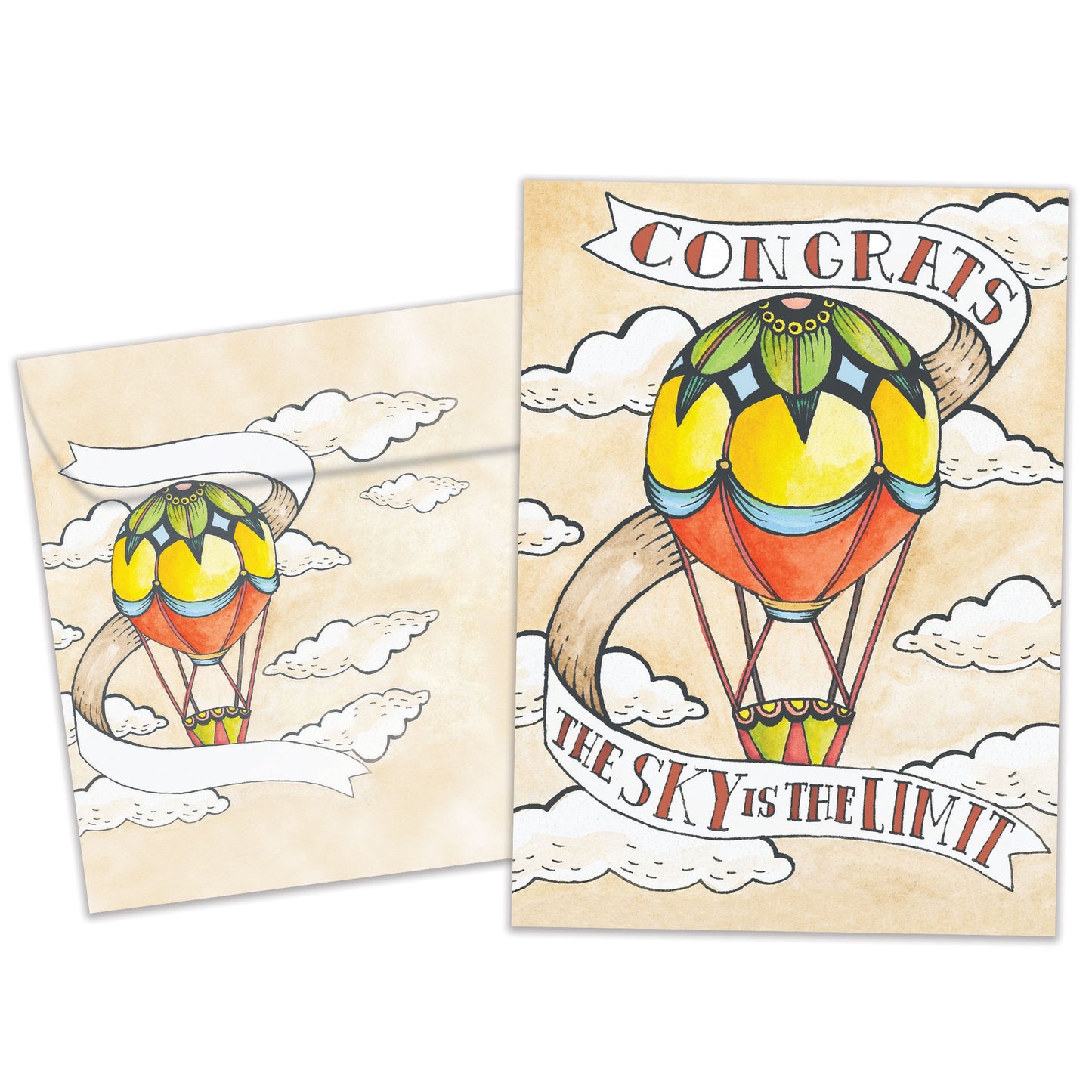 Congrats Balloon Congratulations Card