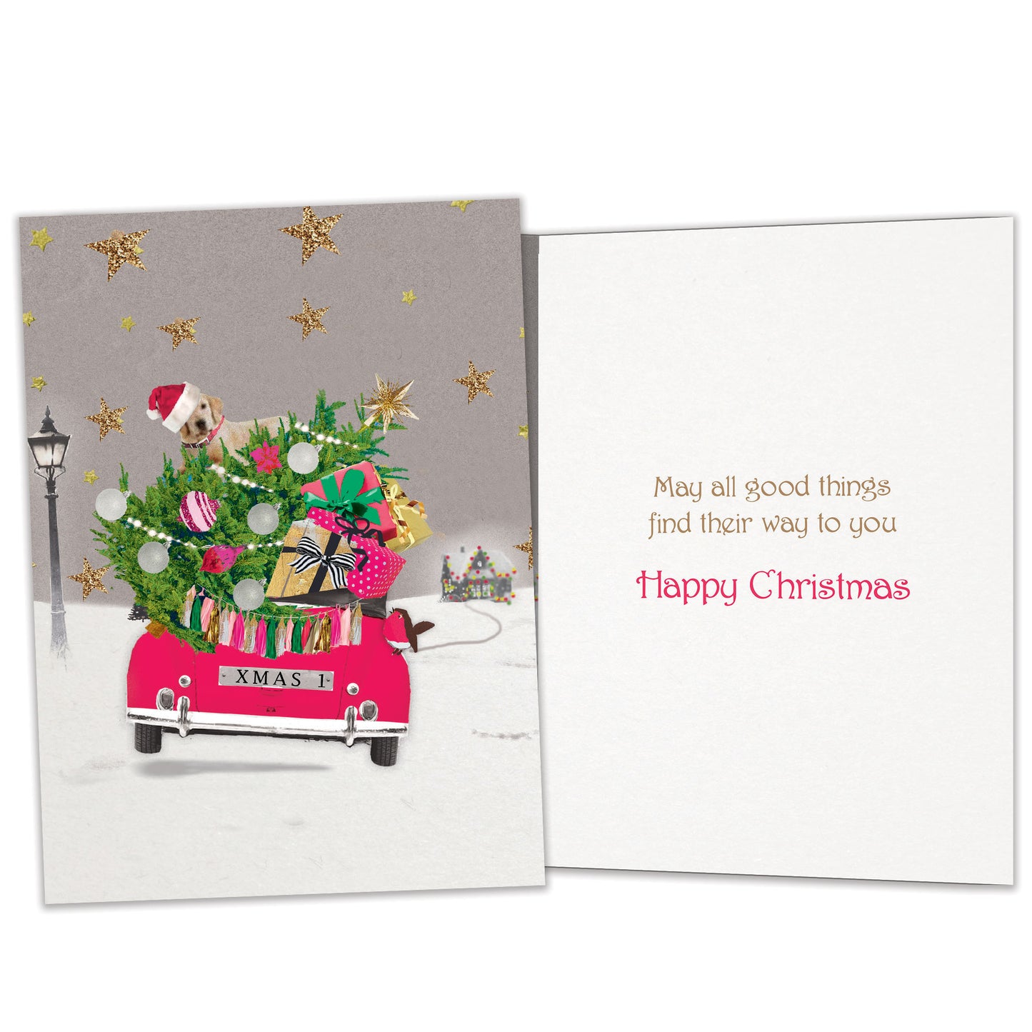 Headed Home Christmas Card