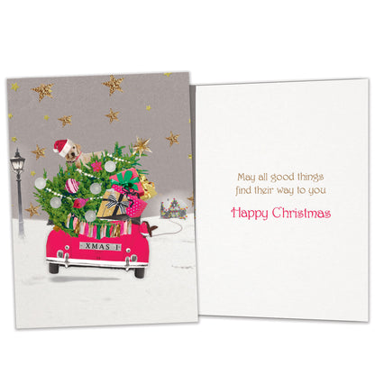 Headed Home Christmas Card