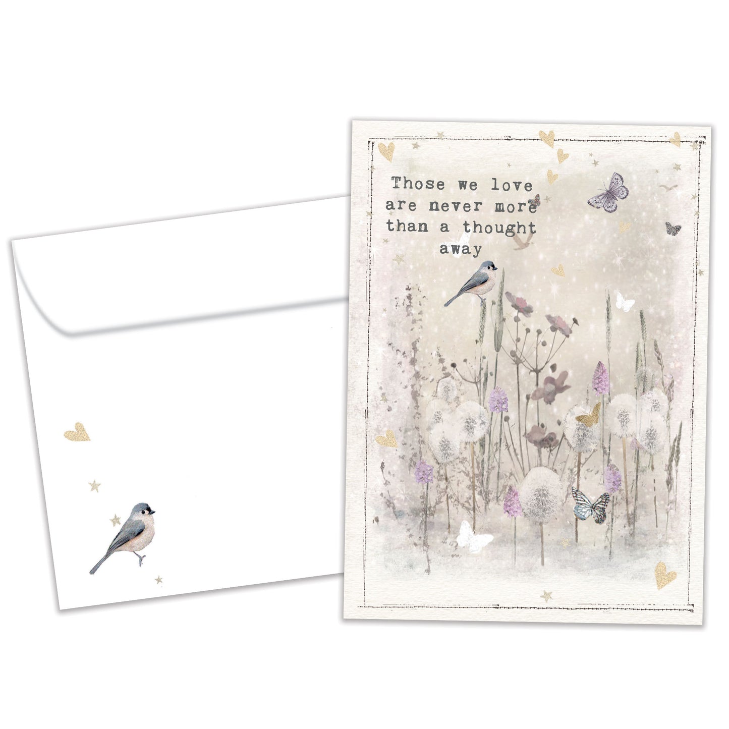 Just A Thought Away Sympathy Card