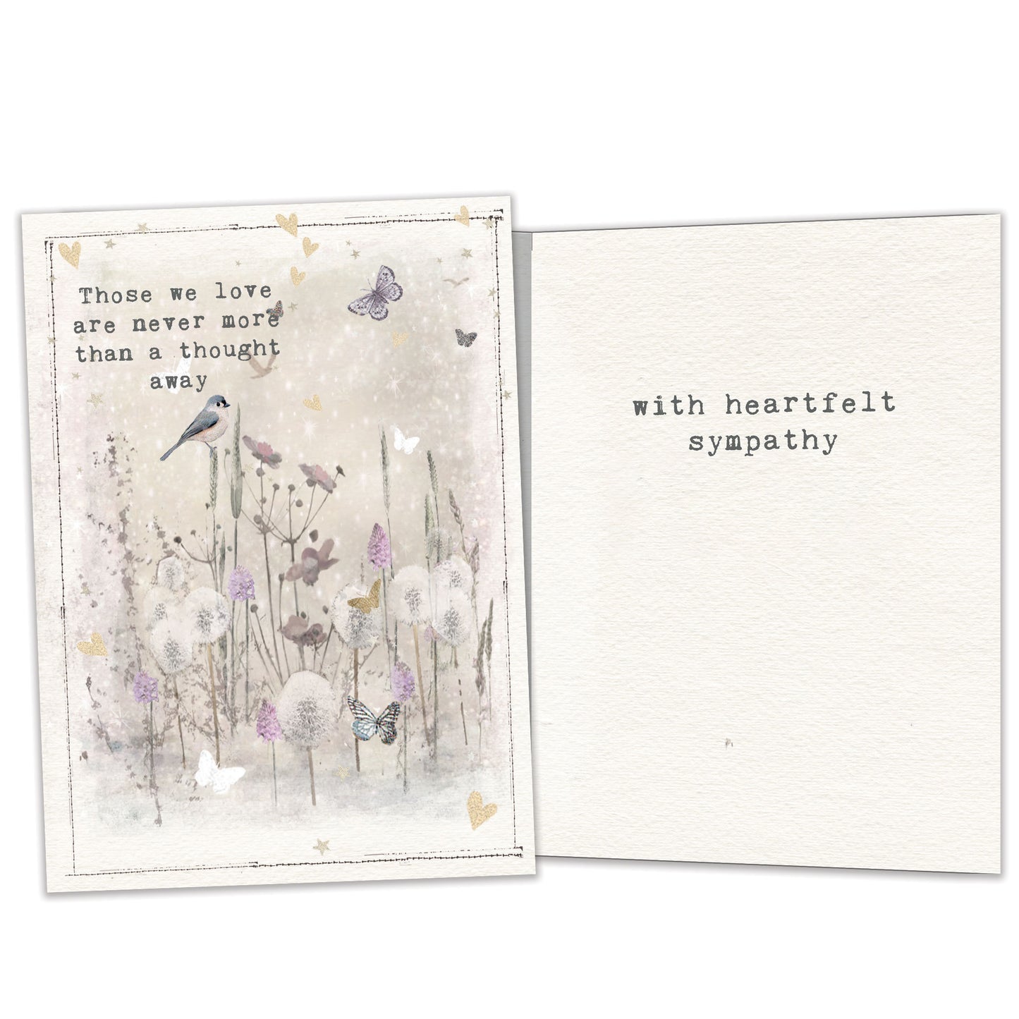 Just A Thought Away Sympathy Card