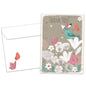 Floral Bird Thanks Thank You Card