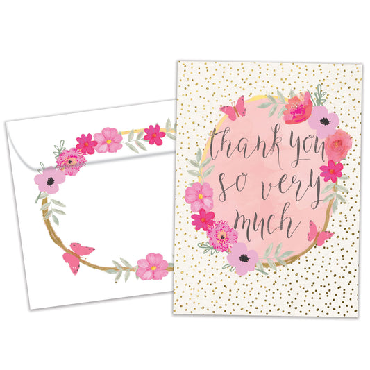Boho Thank You Thank You Card