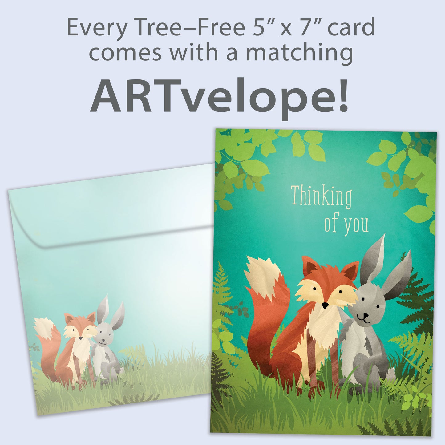 Deep Woods Thoughts Thinking of You Card