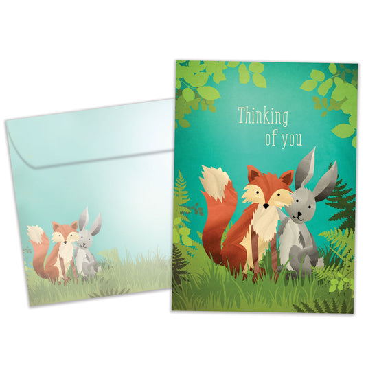 Deep Woods Thoughts Thinking of You Card