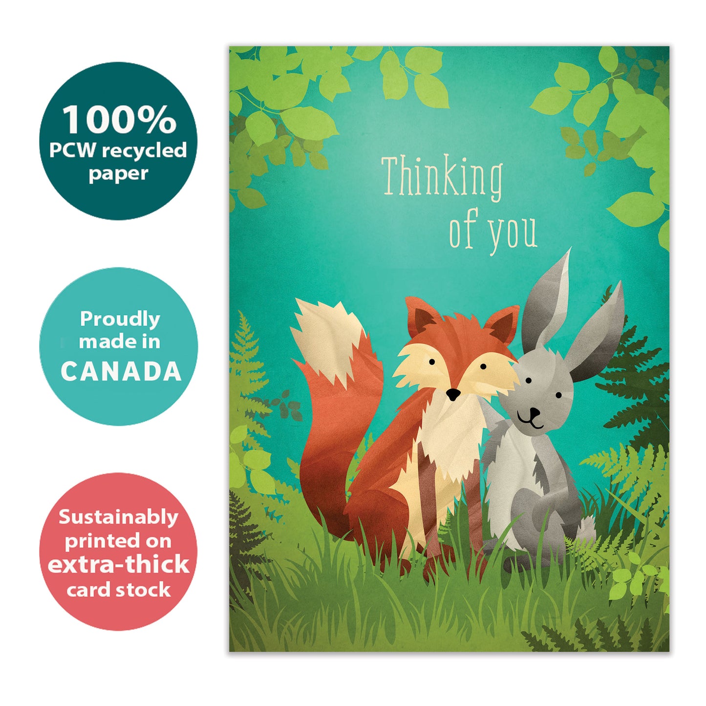 Deep Woods Thoughts Thinking of You Card