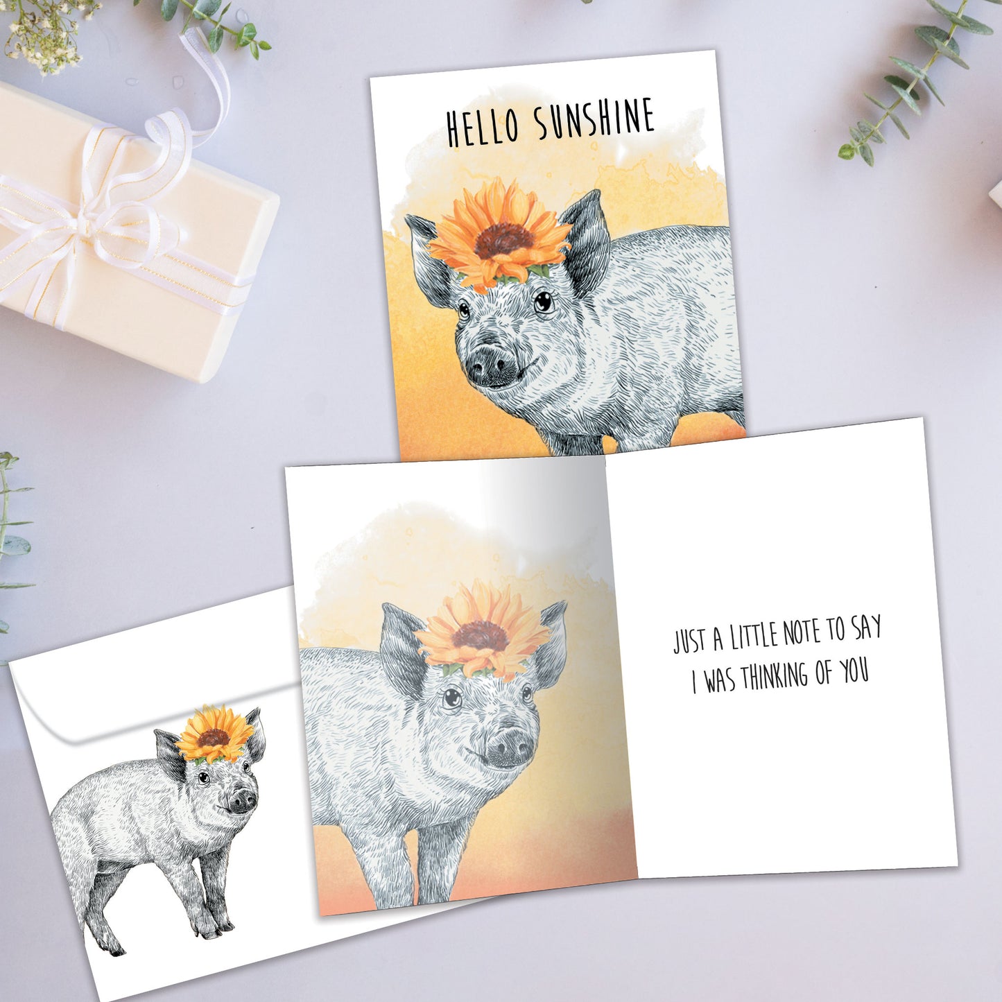Hello Sunshine Thinking of You Card