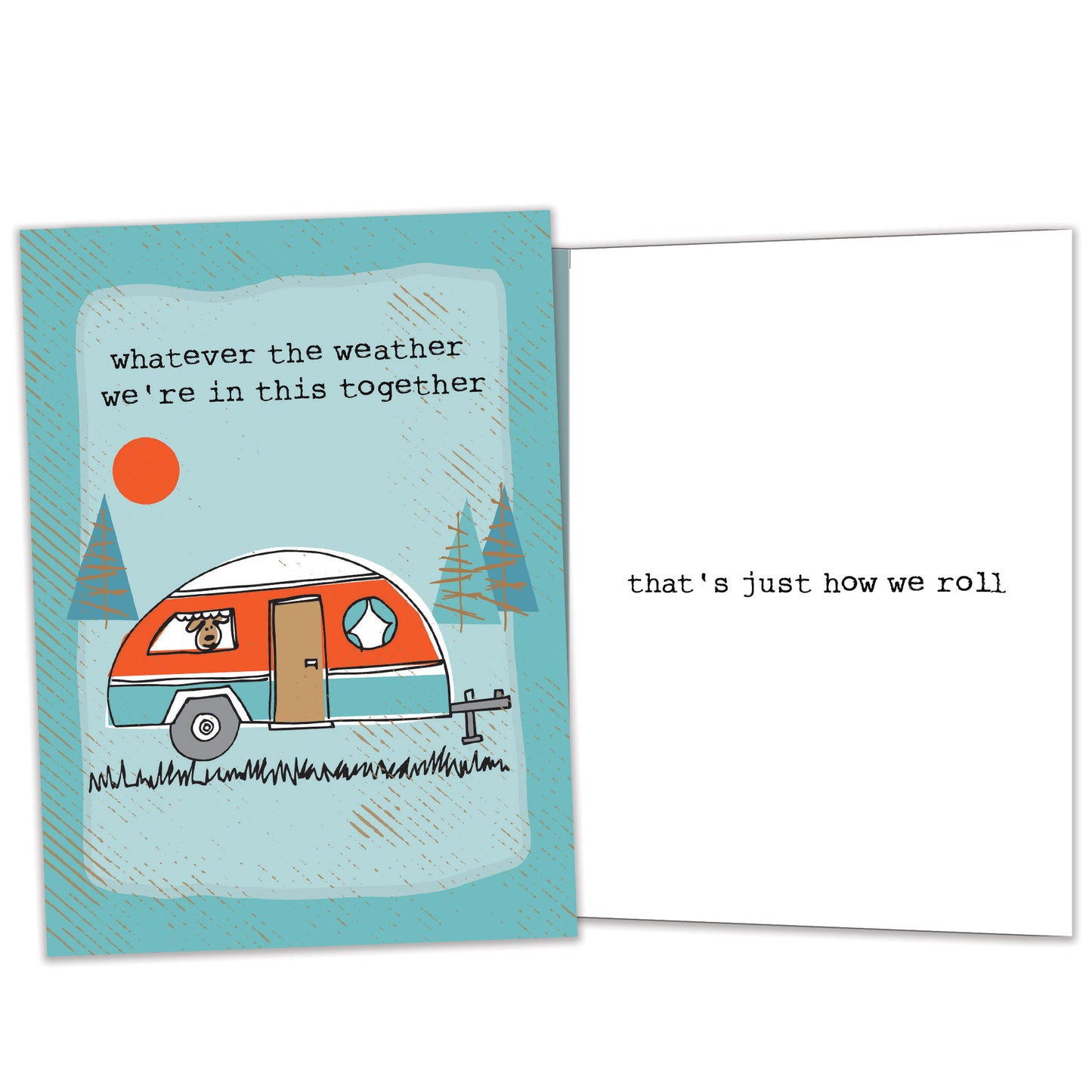 How We Roll Friendship Card