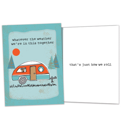 How We Roll Friendship Card