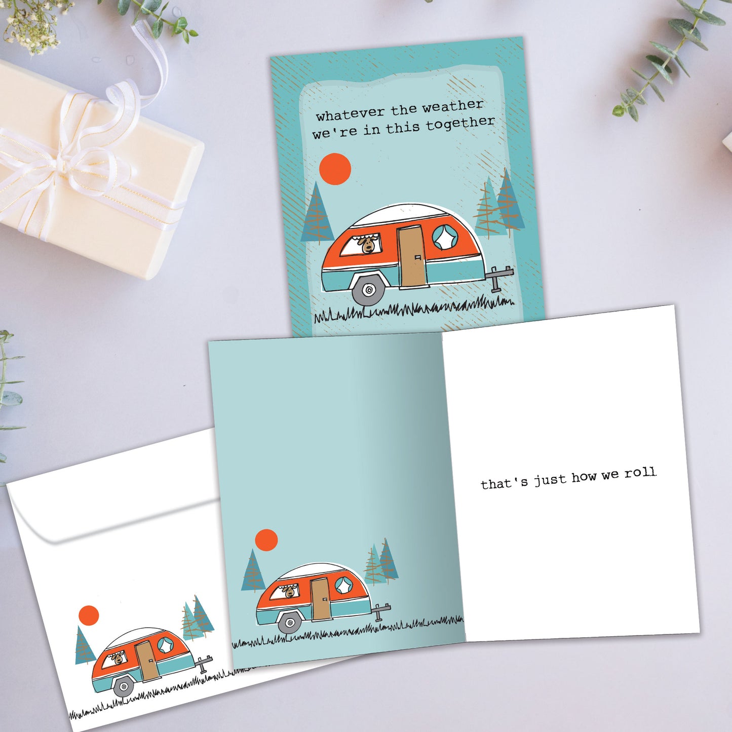 How We Roll Friendship Card