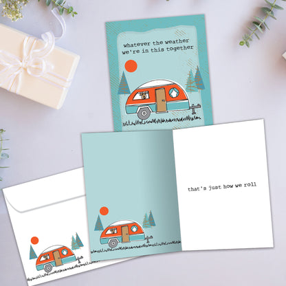 How We Roll Friendship Card