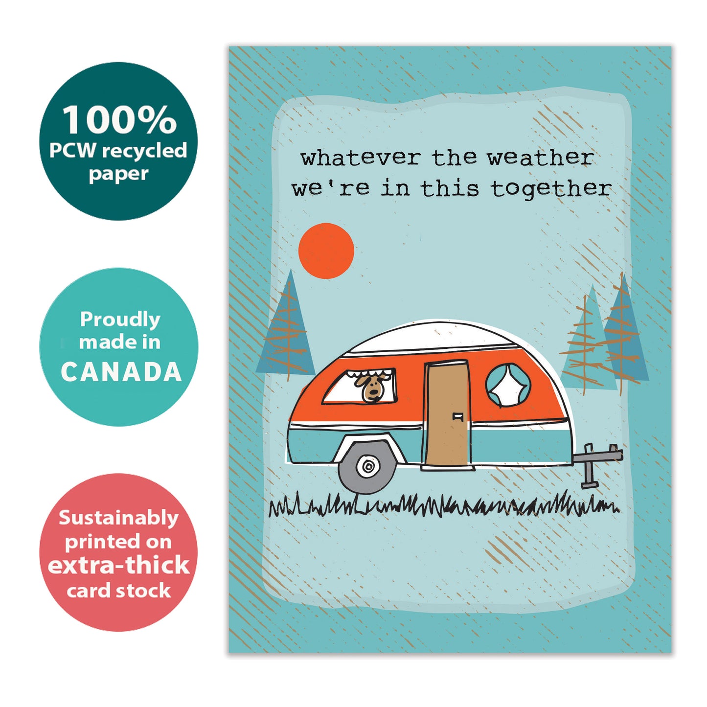 How We Roll Friendship Card