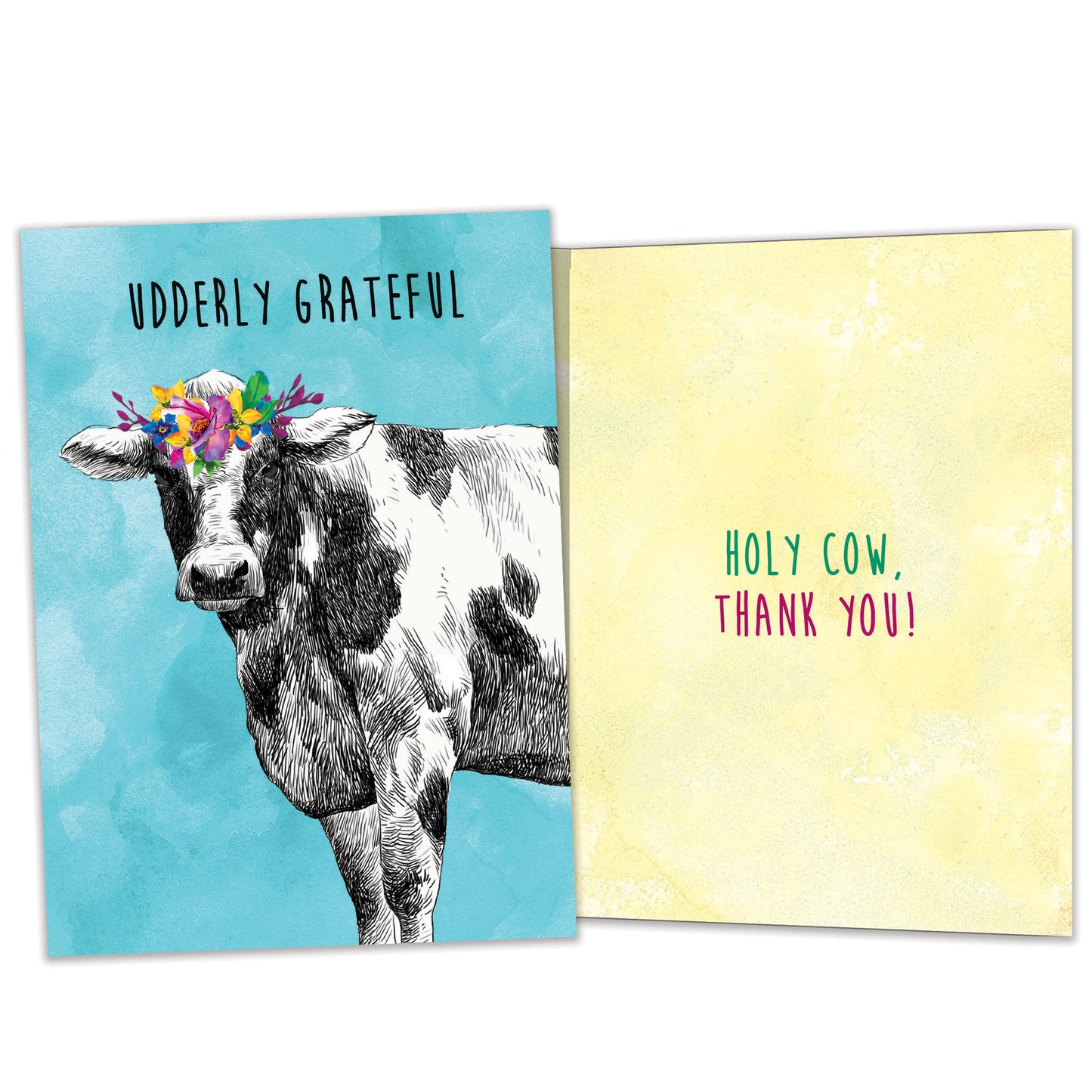 Udderly Grateful Thank You Card