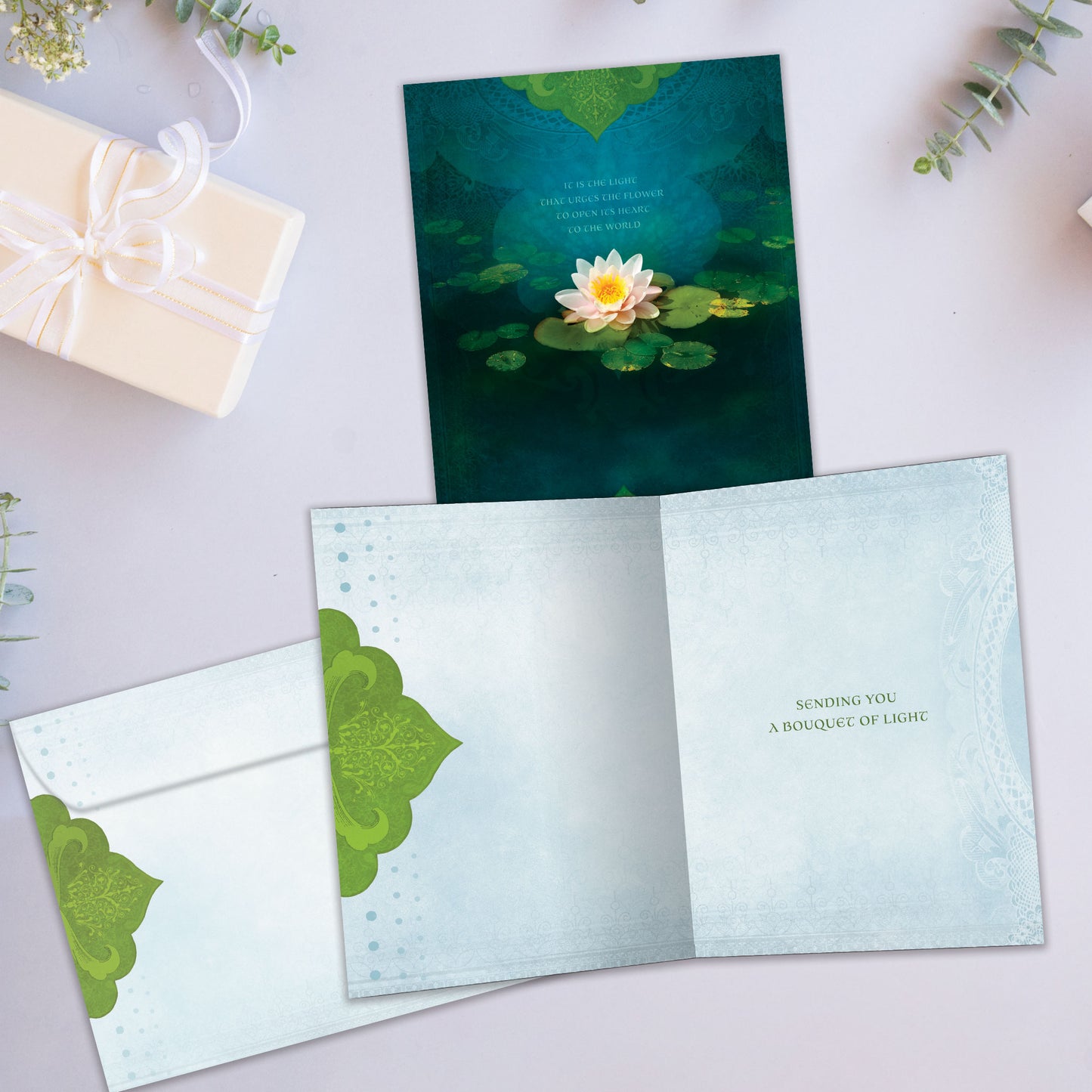 Bouquet of Light Friendship Card