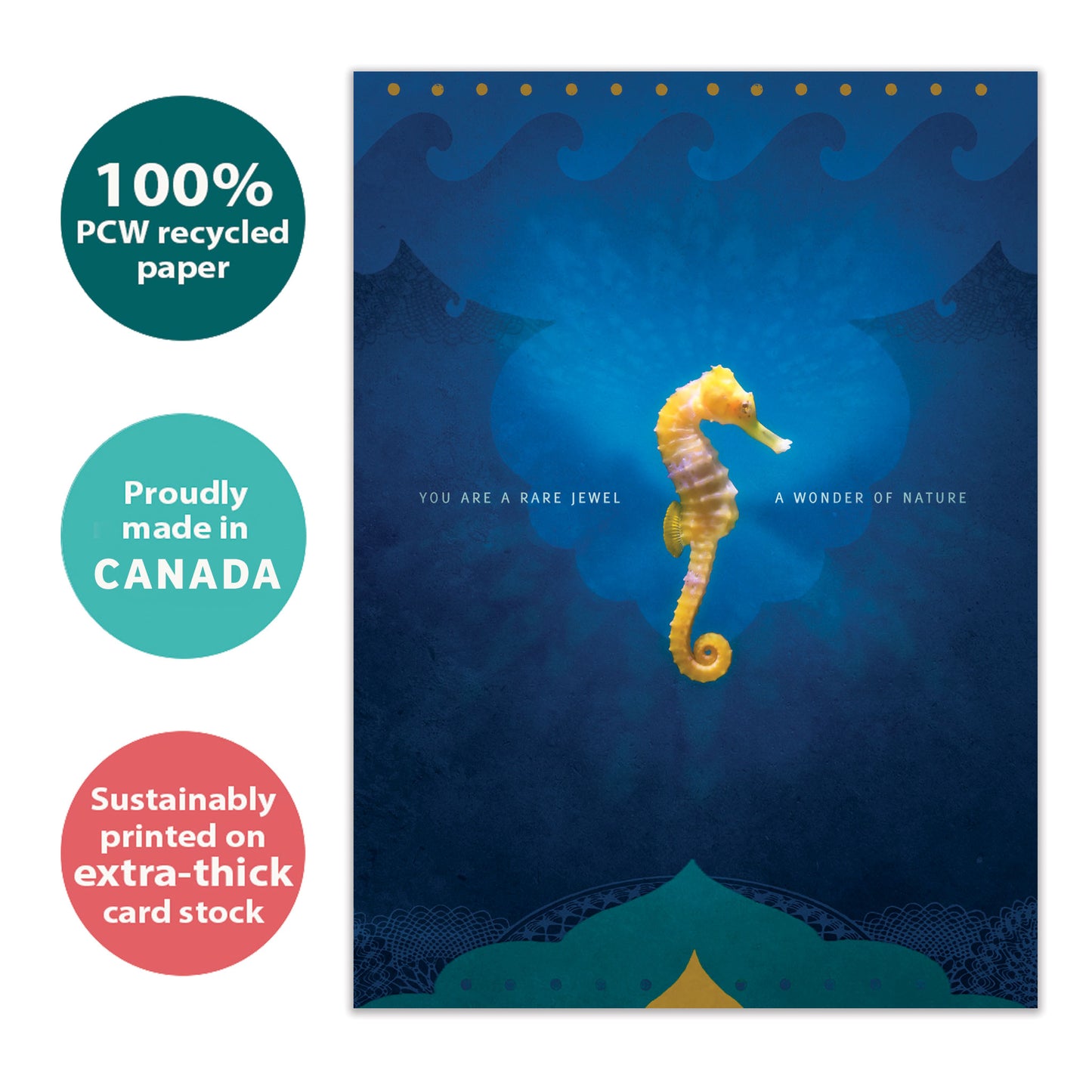 Rare Jewel Encouragement Card