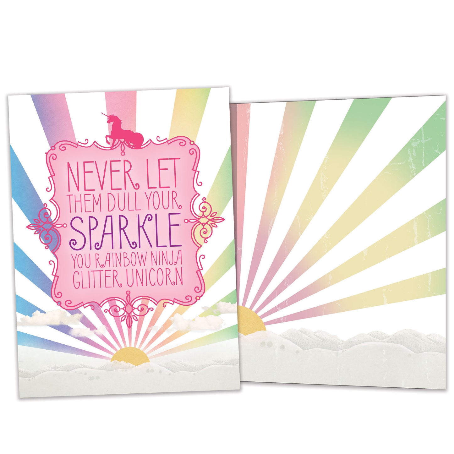 Rainbow Ninja Encouragement Card