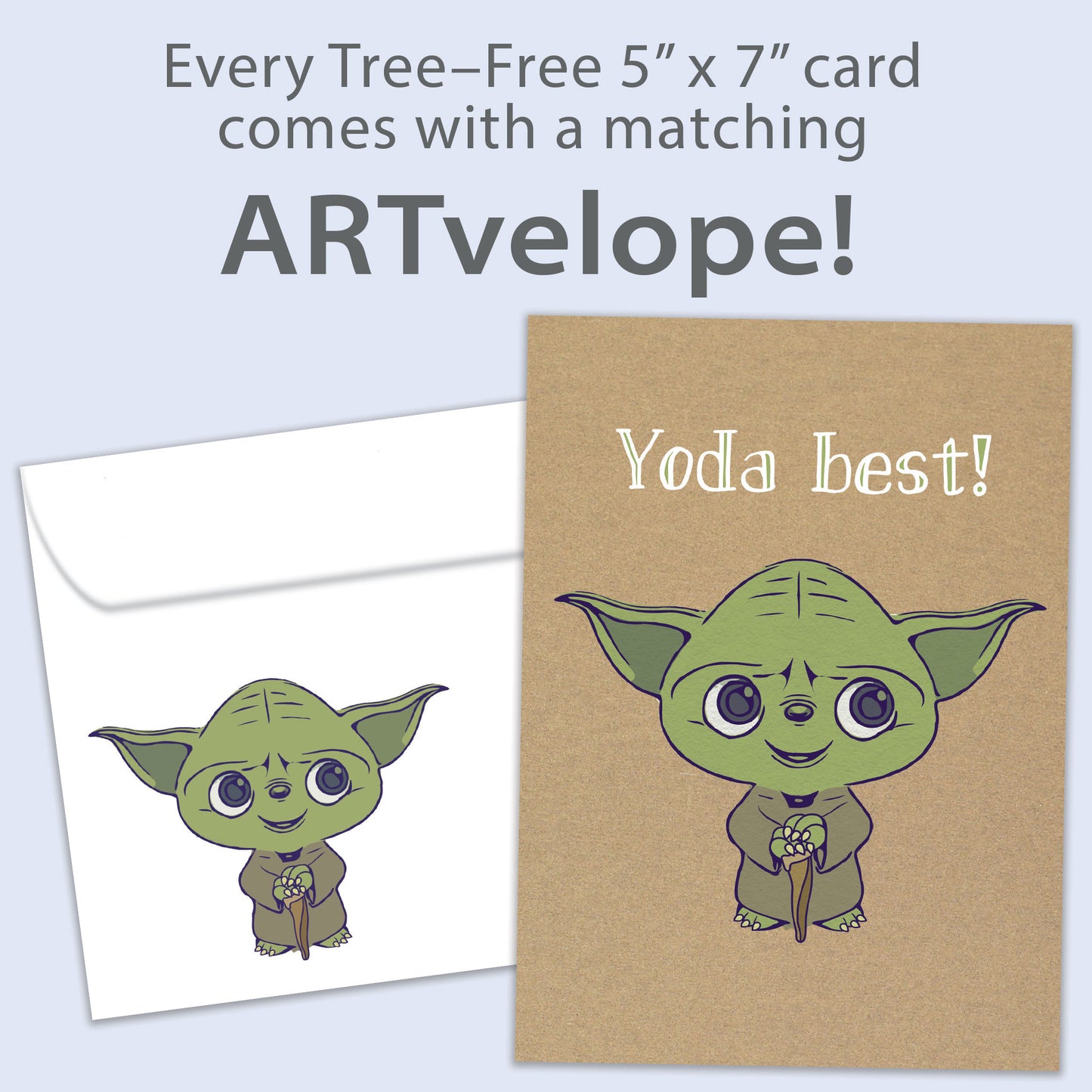 Yoda Best Thank You Card