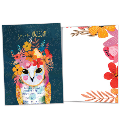 You Are Owlsome Friendship Card