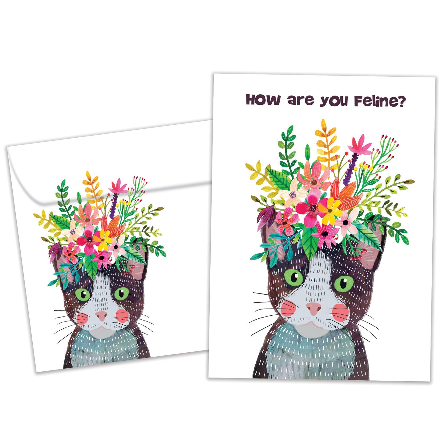 Purrrfect Self Get Well Card