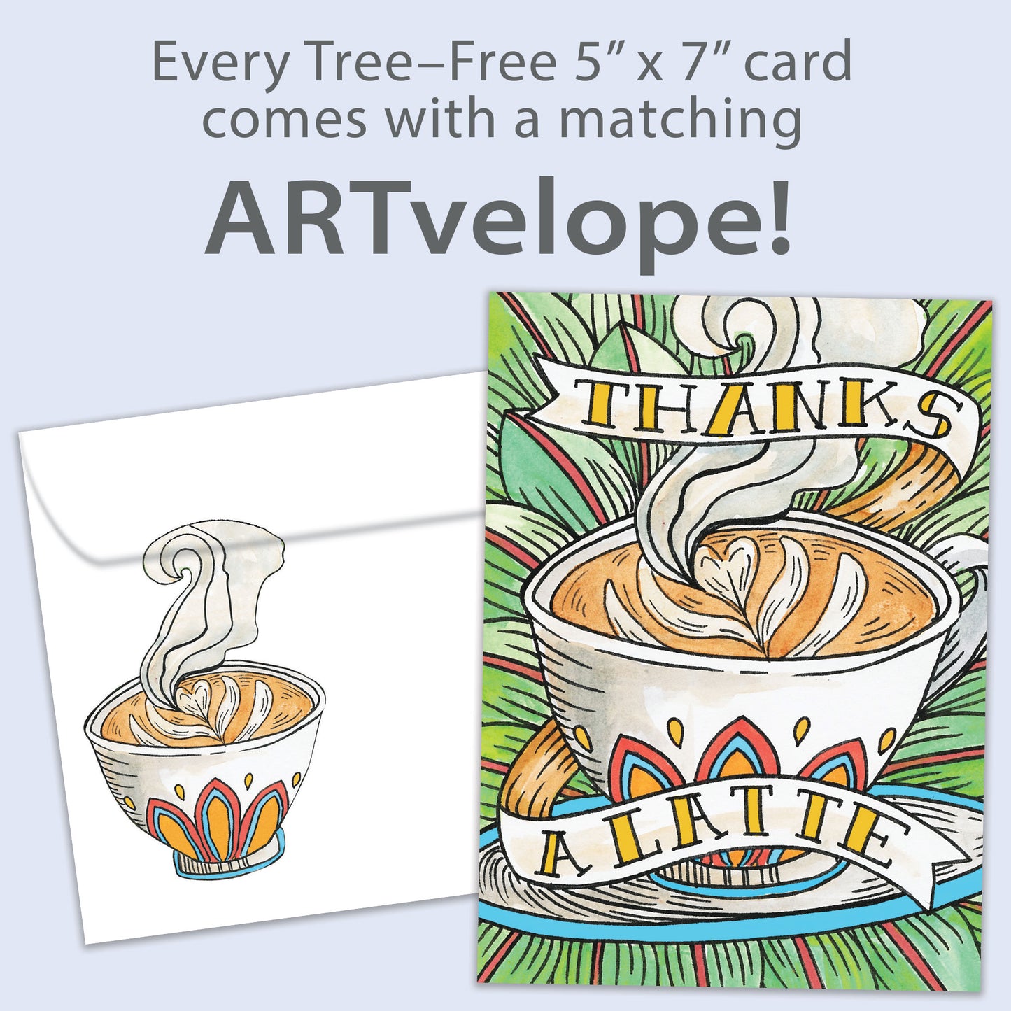 Thanks a Latte Thank You Card