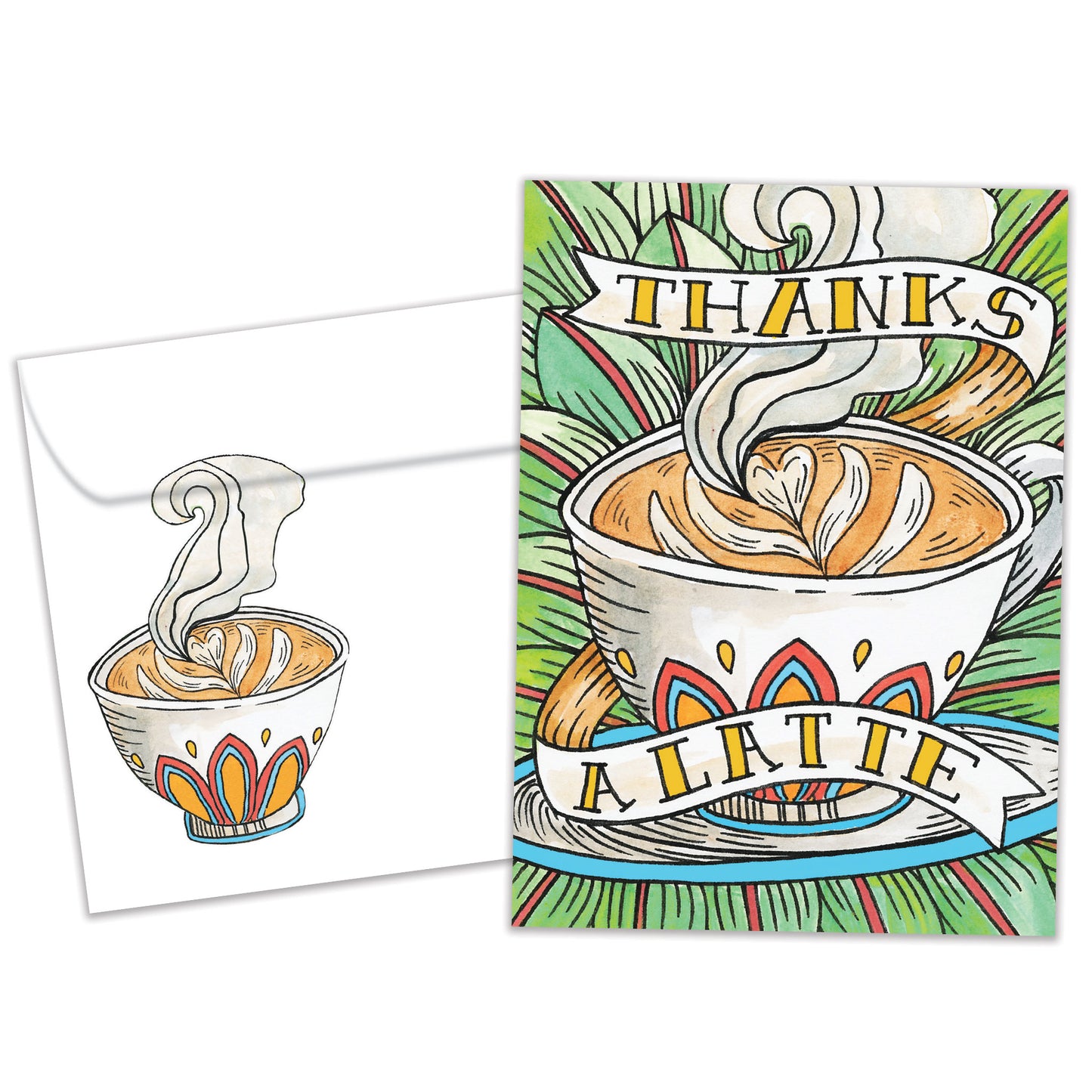 Thanks a Latte Thank You Card