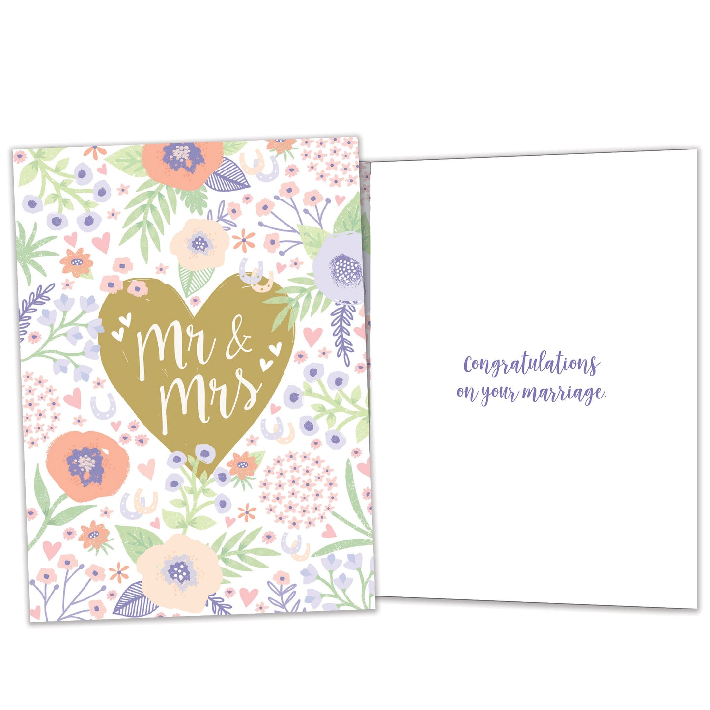 Mr. And Mrs. Wedding Card