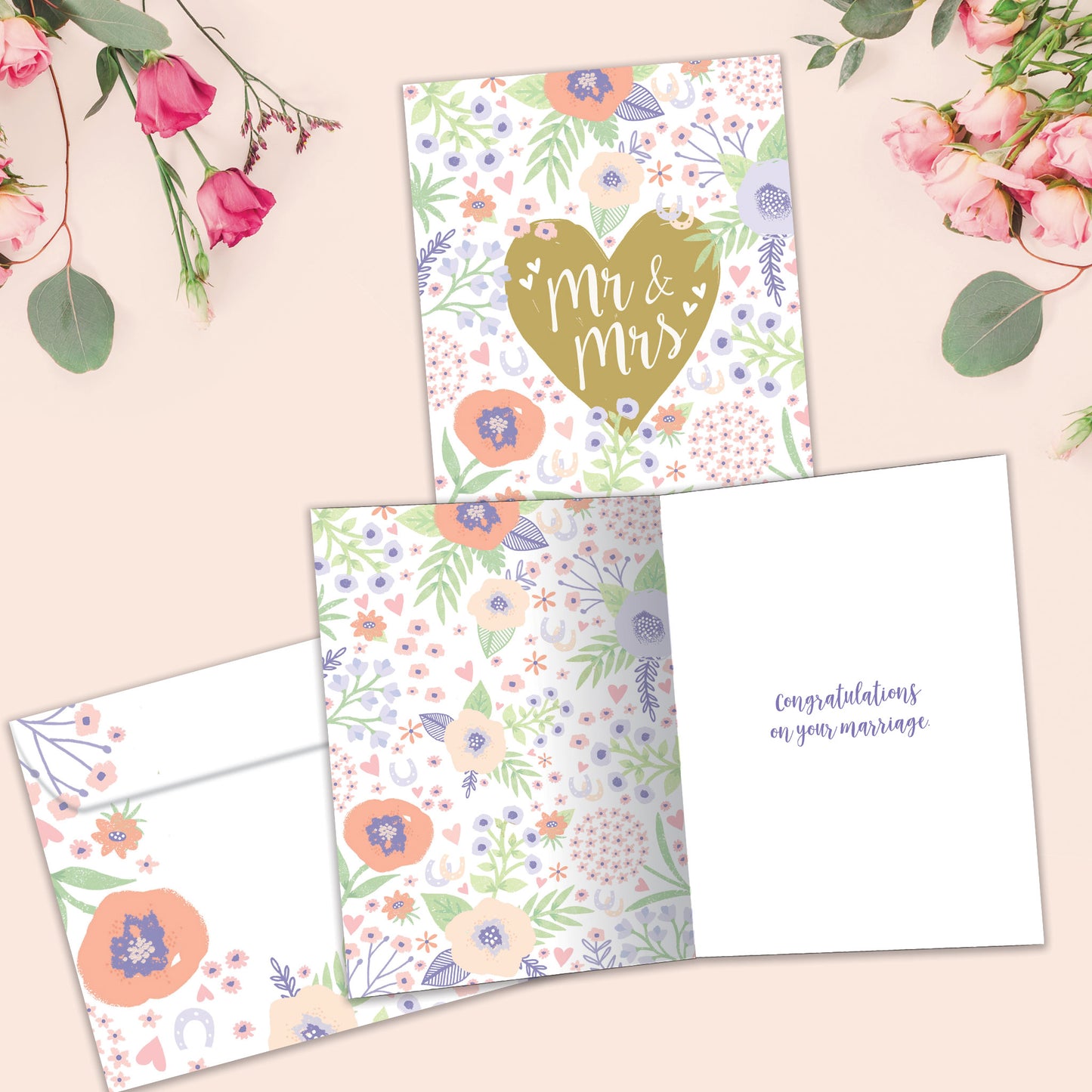 Mr. And Mrs. Wedding Card