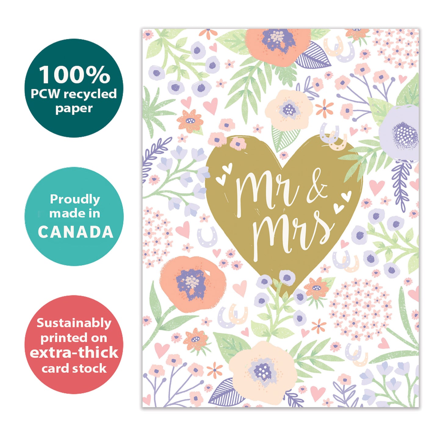 Mr. And Mrs. Wedding Card