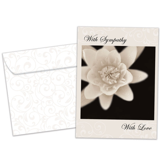 Thoughts And Hearts Sympathy Card