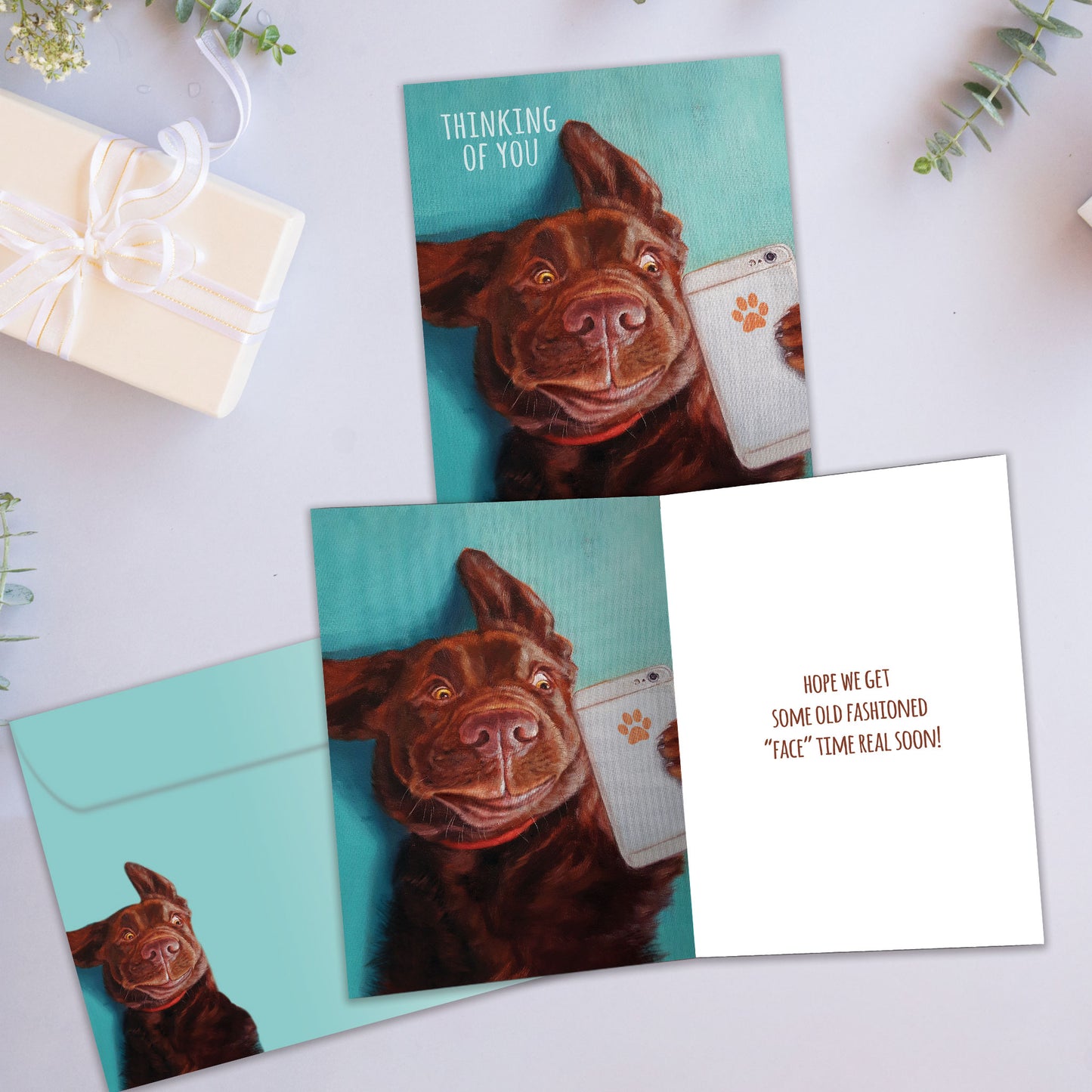 Face Time Thinking of You Card