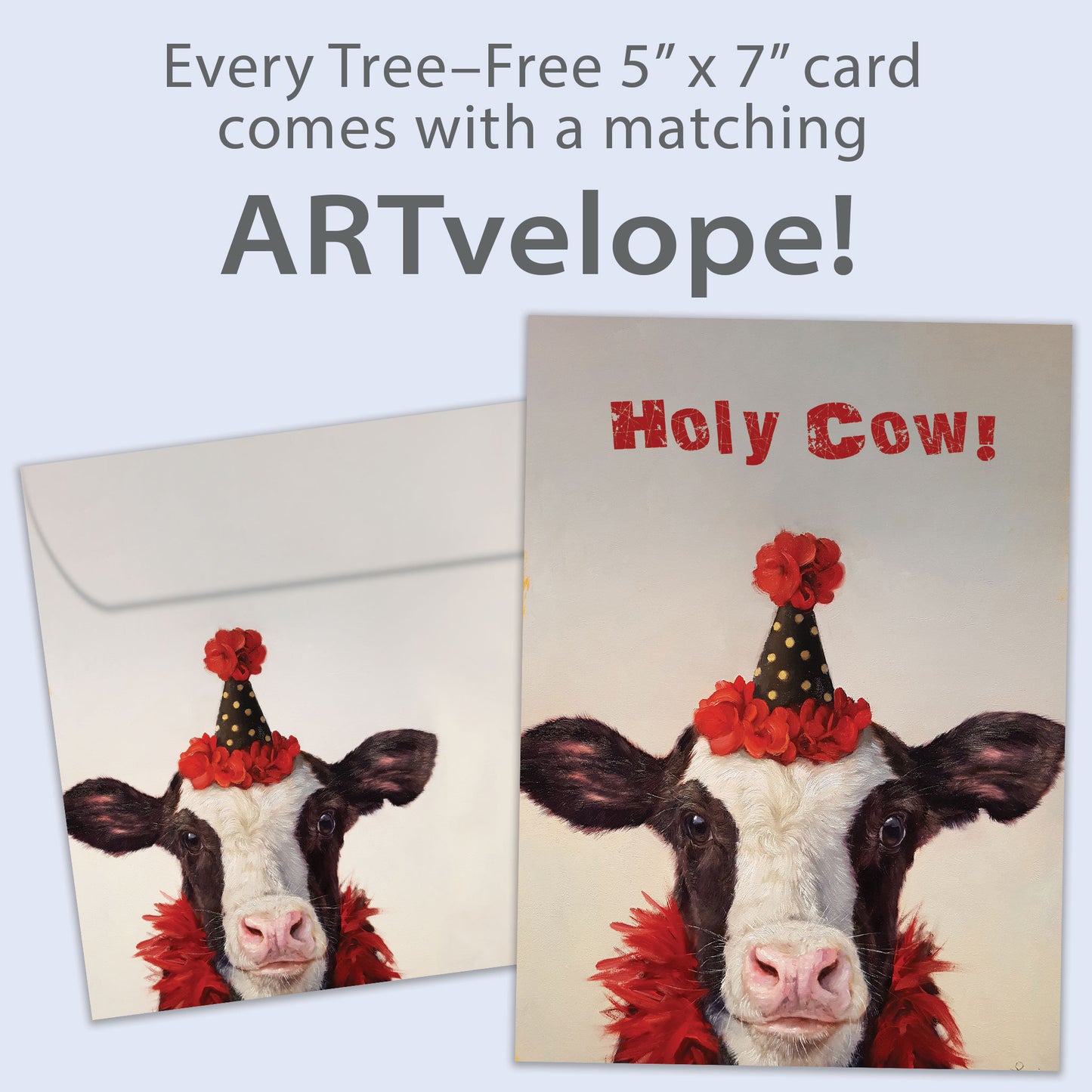 Holy Cow Birthday Card
