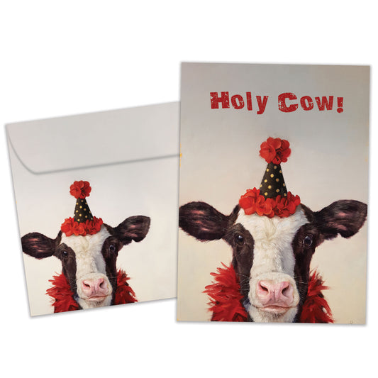 Holy Cow Birthday Card