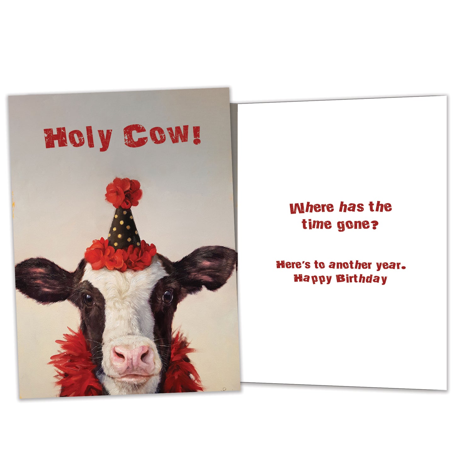 Holy Cow Birthday Card