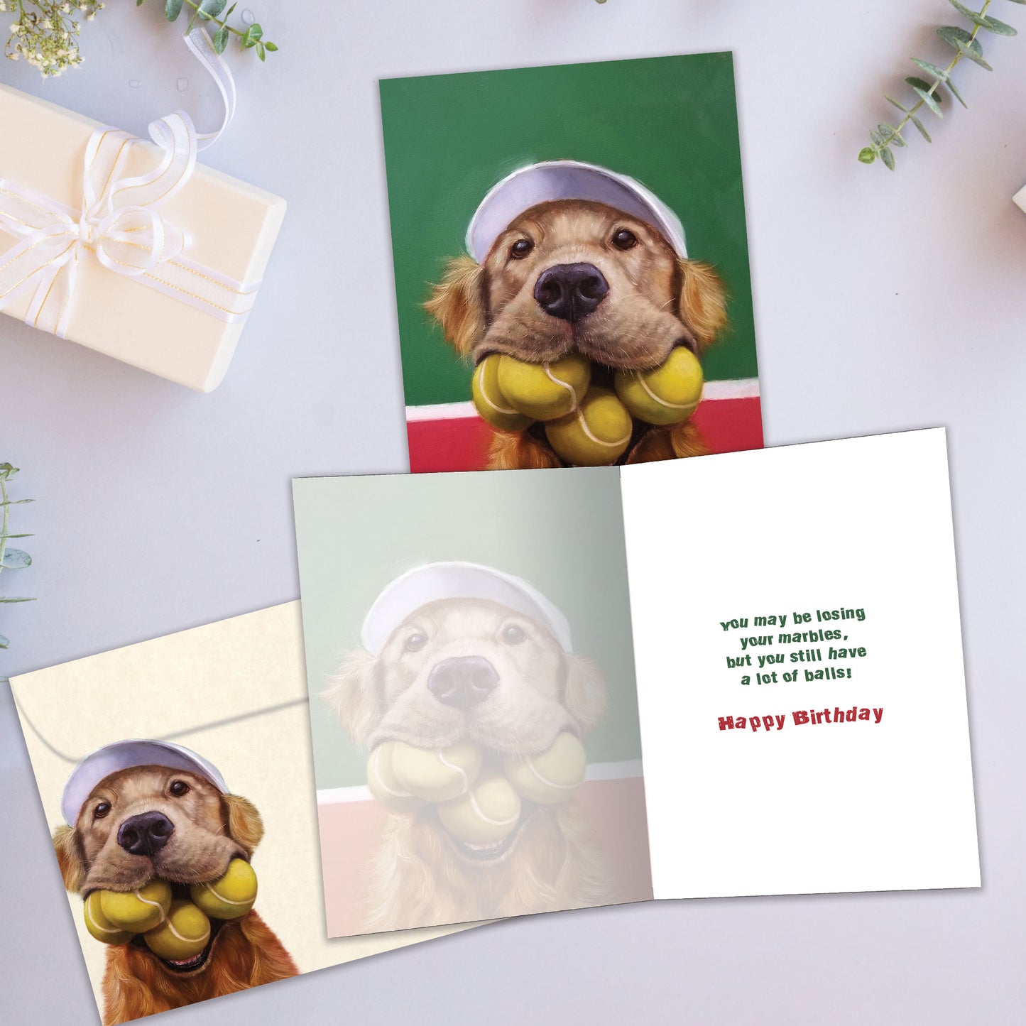 A Lot of Balls Birthday Card