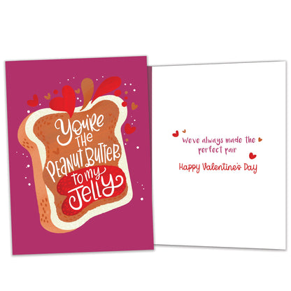 Peanut Butter And Jelly Valentine’s Day Card